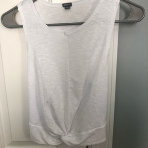 NWOT Aerie cropped white shirt